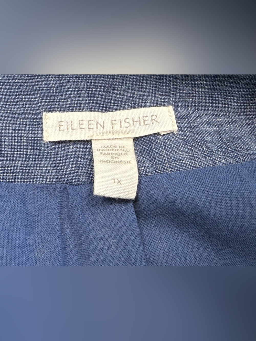 EILEEN FISHER 💯 Linen Organic Quilted Jacket - Picture 7 of 10